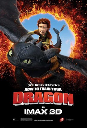 Framed How to Train Your Dragon - Style H Print