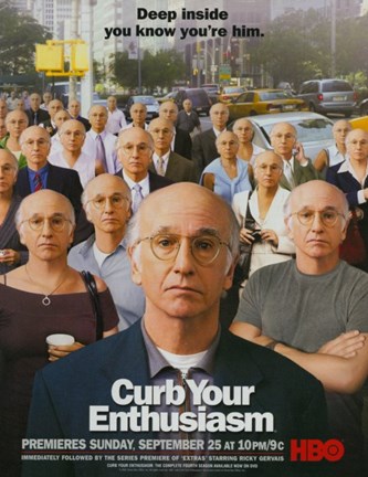Framed Curb Your Enthusiasm HBO Print