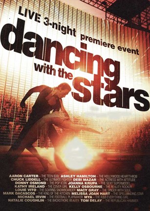 Framed Dancing with the Stars Live Print
