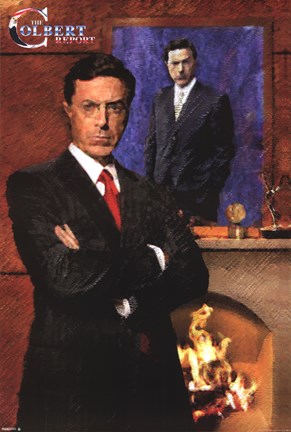 Framed Colbert Report - Painting Print