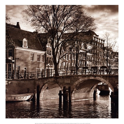 Framed Autumn in Amsterdam II Print