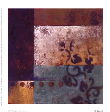 Framed Night Thoughts I Print