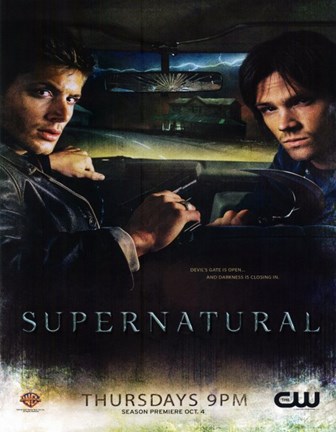 Framed Supernatural (TV) Winchester Brothers Print