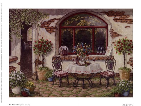 Framed Wine Cellar Print