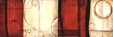 Framed Circular Rhythm II Print