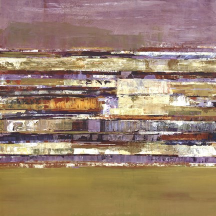 Framed Tonal Rhythm I Print