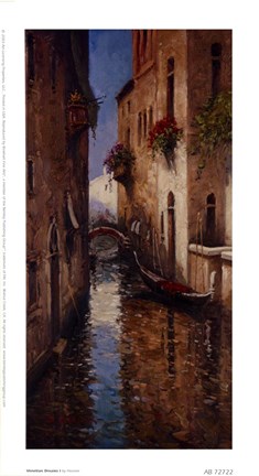 Framed Venetian Dreams I Print