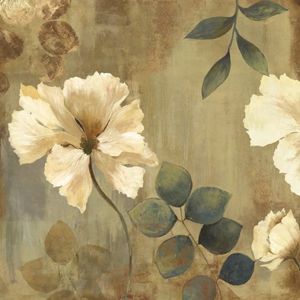 Framed Golden Space I Print