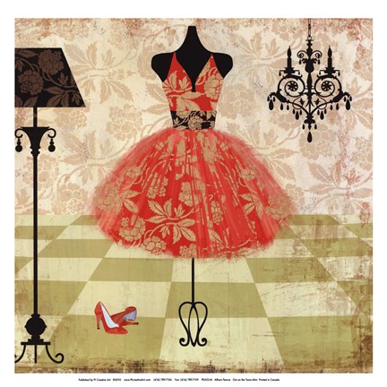 Framed Out On The Town Print