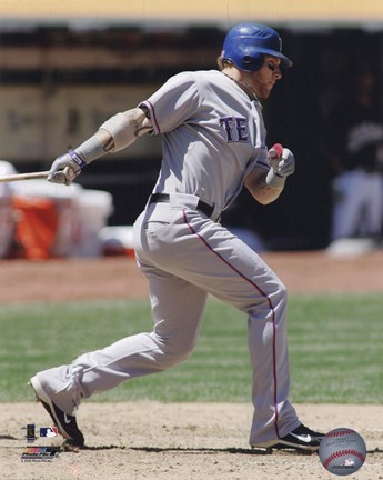 Framed Josh Hamilton 2010 Action Print