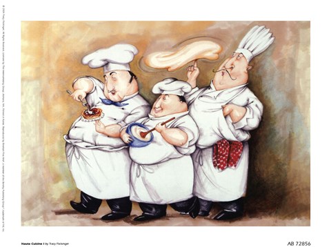 Framed Haute Cuisine I Print