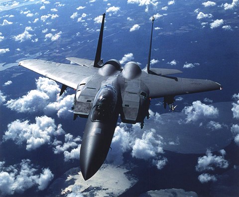Framed F-15 E Strike Eagle United States Air Force Print