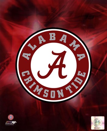 Framed University of Alabama Crimson Tide 2010 Logo Print