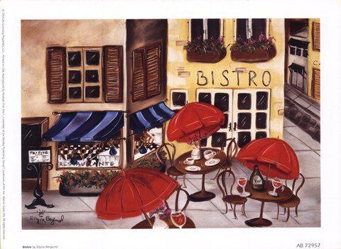 Framed Bistro Print