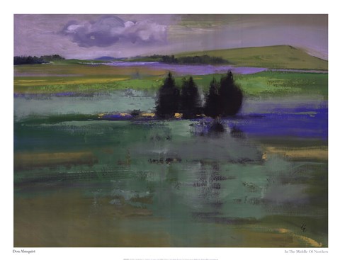 Framed In the Middle of Nowhere Print