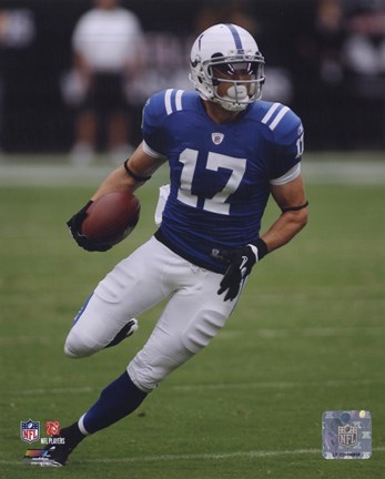 Framed Austin Collie 2010 Action Print