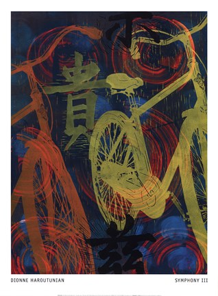 Framed Symphony III Print