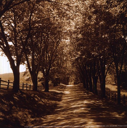 Framed Ash Lawn I - petite Print