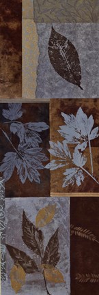 Framed Blue Fusion Panel I Print