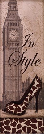 Framed Travel in Style II - mini Print