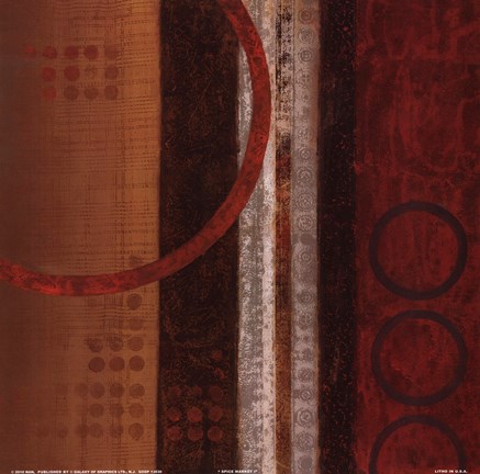 Framed Spice Market I Print