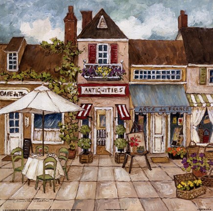 Framed French Provencial II Print