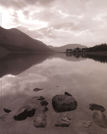 Framed Serenity Lake II Print