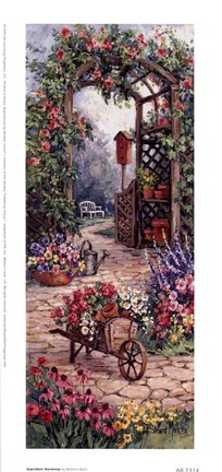 Framed Garden Harmony Print