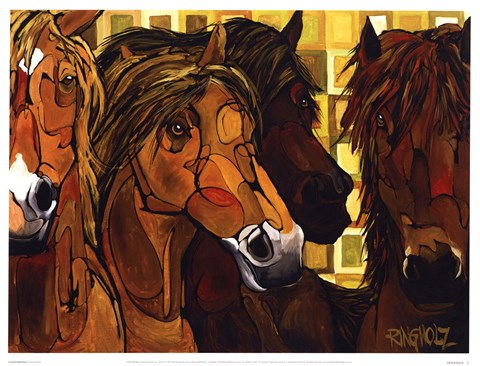 Framed Social Gathering Print