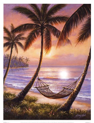 Framed Sunset Siesta Print