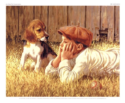 Framed Conversation Print