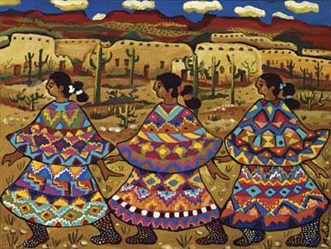 Framed Spring Tradition Print