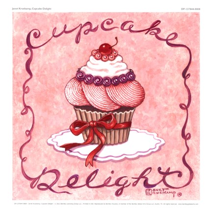 Framed Cupcake Delight Print