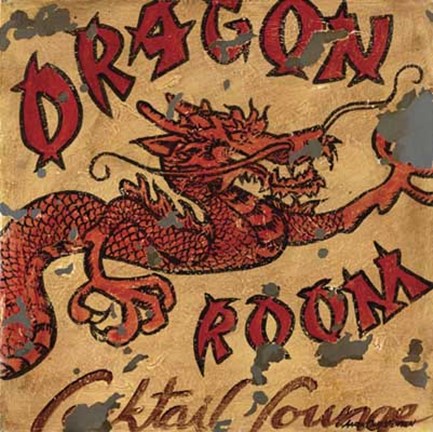Framed Dragon Room Print
