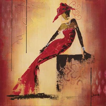 Framed Glamour I Print