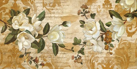 Framed Magnolia Romance Print