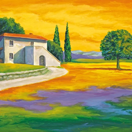 Framed Toscana I Print