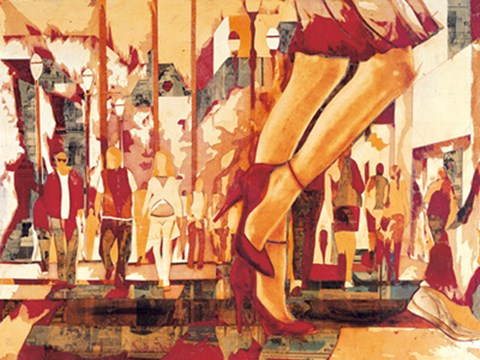 Framed High Heels Print