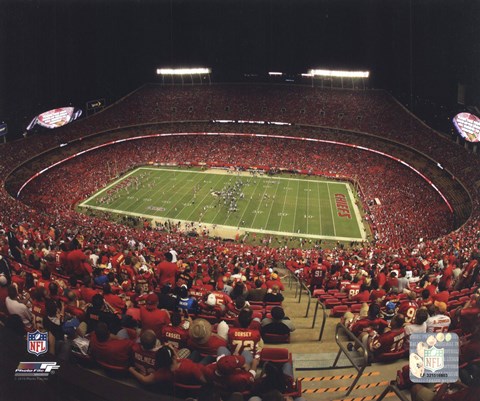 Framed Arrowhead Stadium 2010 Print