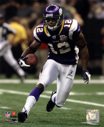 Framed Percy Harvin 2010 Action Print