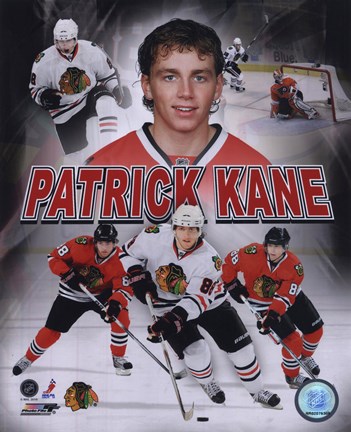 Framed Patrick Kane 2010 Portrait Plus Print