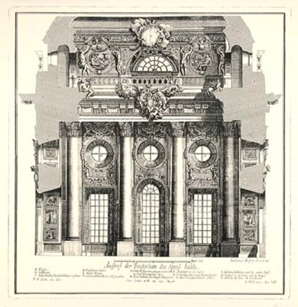 Framed Palace View IV Print