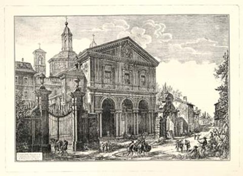 Framed Views of Rome I Print