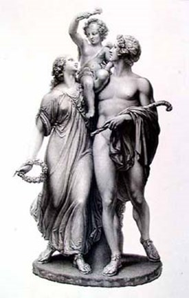 Framed Triumph of Love Print