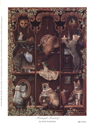 Framed Midnight Mischief Print