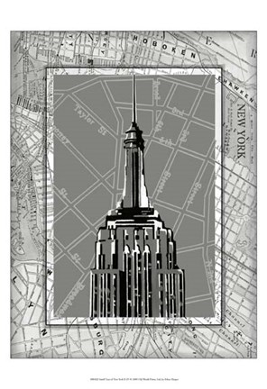 Framed Small Tour of New York II Print