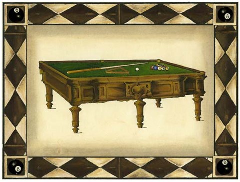 Framed Eight Ball II Print