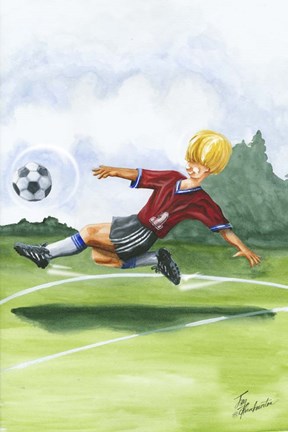 Framed Kickin it I Print