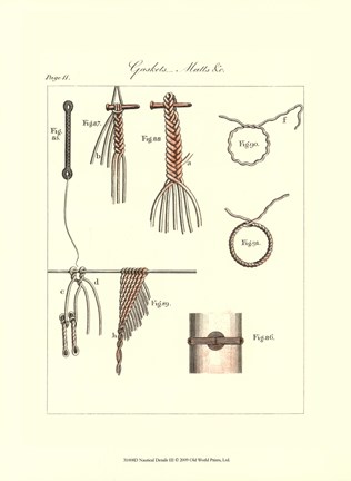 Framed Nautical Details III Print