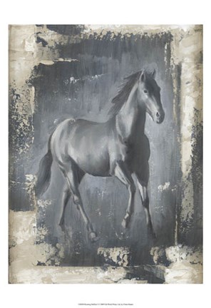 Framed Running Stallion I Print